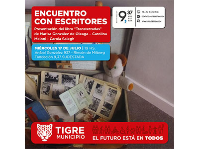La agenda del tren - agenda cultural - literatura - poesia - cine - teatro - Transterradas - presentación libro - Marisa González de Oleaga, Carolina Meloni, Carola Saiegh - Fundación Sudestada