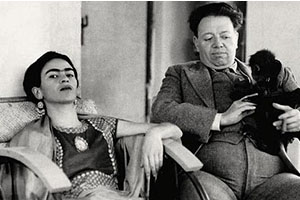 Frida Kahlo y Diego Rivera