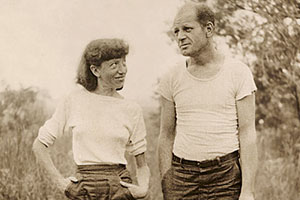 Lee Krasner y Jackson Pollock