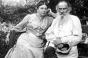 León Tolstói y Sofía Bers