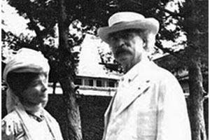 Mart Twain y Olivia Langdon