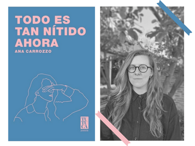 Todo es tan nítido ahora - Ana Carrozzo - libros - autoras mujeres - leer - lecturas - poesía - Gonzalo Zuloaga - autoras argentina - poesía LGBT+ - adolescencia- poesía argentina 